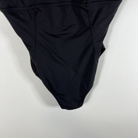 Andie Black One-Piece Swimsuit Size Medium Black Andie‎ One Piece Swimwear Beach - Picture 3 of 9